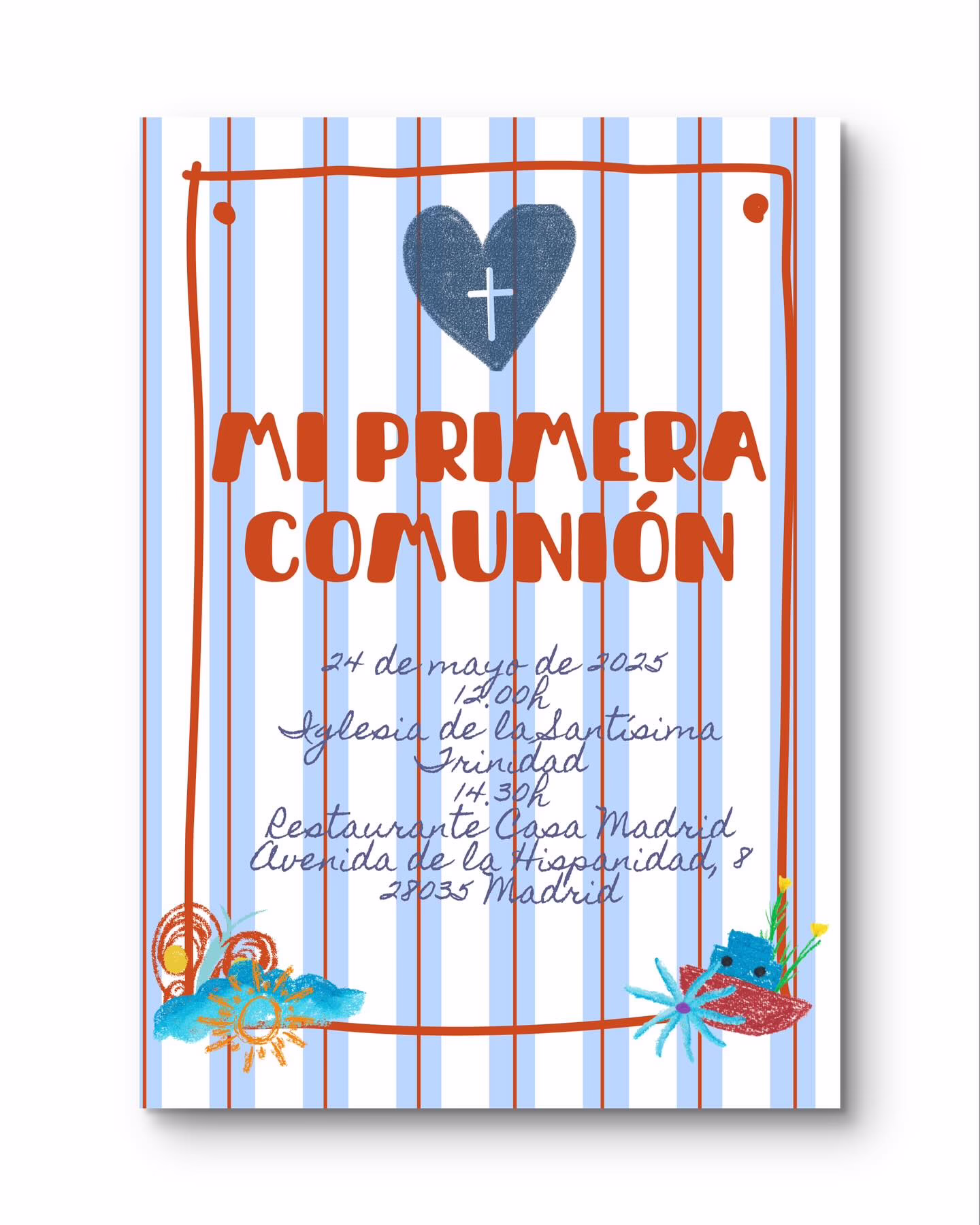Papelería primera comunión